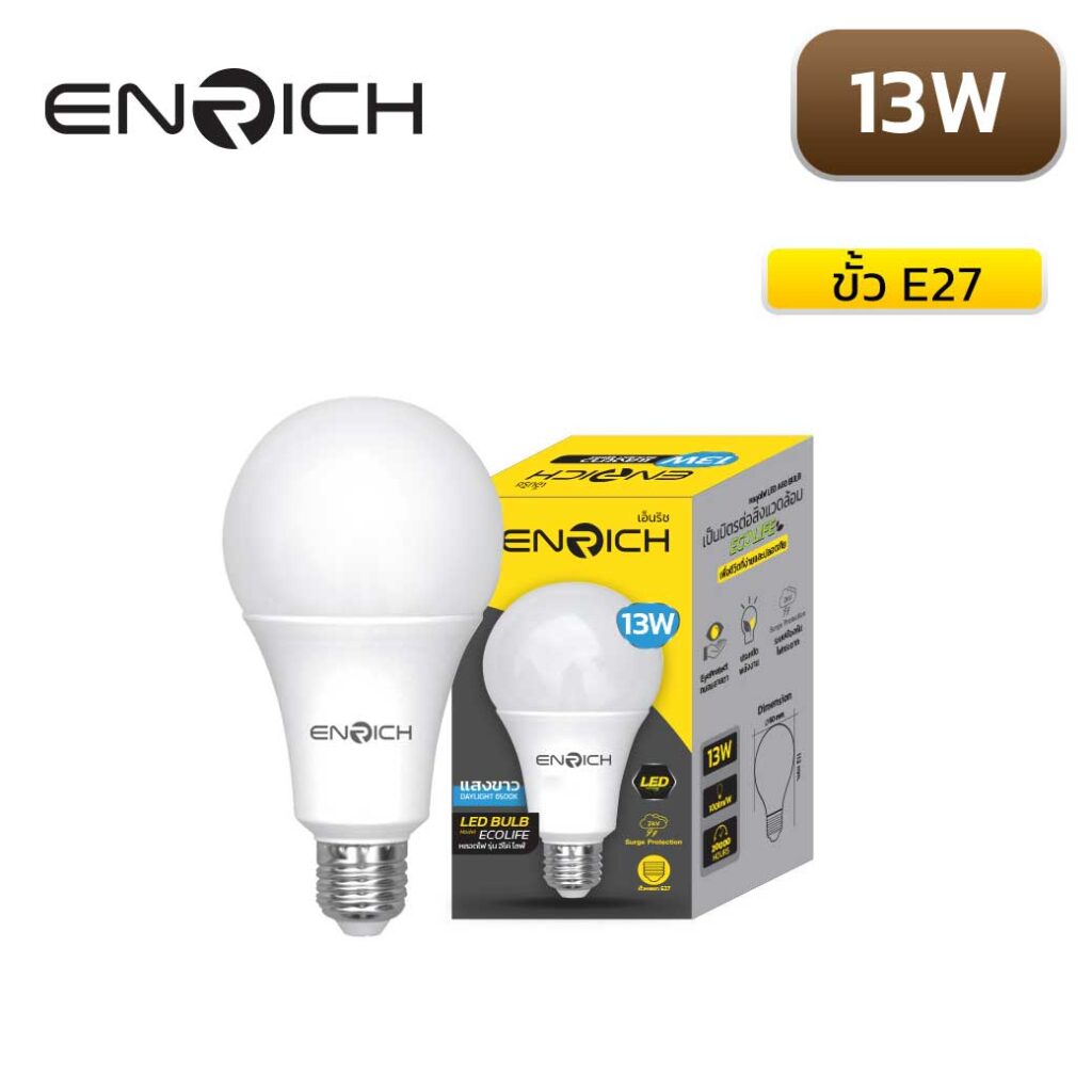 หลอดไฟ ENRICH - ENRICH LIGHTING ศูนย์รวม หลอดไฟ LED สปอร์ตไลท์ โคมไฟ ...
