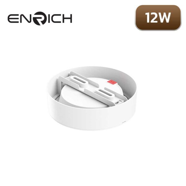 ดาวน์ไลท์-LED-หน้ากลม-ENRICH-EASY-O-สีขาว-12W-1