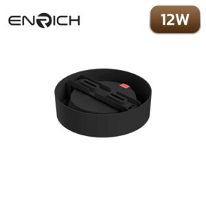 ดาวน์ไลท์-LED-หน้ากลม-ENRICH-EASY-O-สีดำ-18W-2