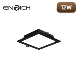 ดาวน์ไลท์-LED-หน้าเหลี่ยม-ENRICH-EASY-O-สีดำ-12W-1