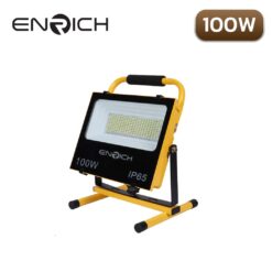 สปอร์ตไลท์พกพา LED 100W Recharge ENRICH รุ่น MOVE