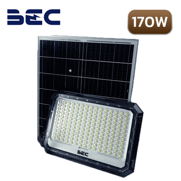 สปอร์ตไลท์โซล่าเซลล์ LED BEC SPIDER TRI COLOR 170W