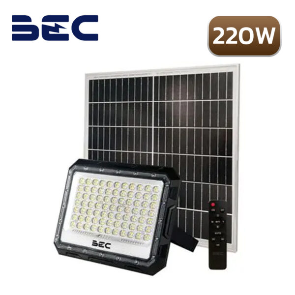 สปอร์ตไลท์โซล่าเซลล์ LED BEC SPIDER TRI COLOR 220W