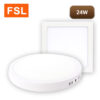 โคมไฟดาวน์ไลท์ติดลอย LED 24W FSL SURFACE MOUNTED1