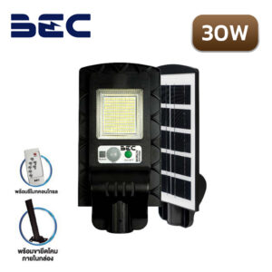 โคมไฟถนนโซล่าเซลล์ LED BEC BERLIN 30W-1