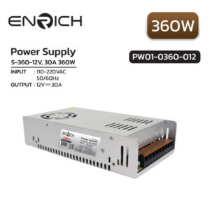 พาวเวอร์ซัพพลาย-ENRICH-S-360-12V-30A-360W