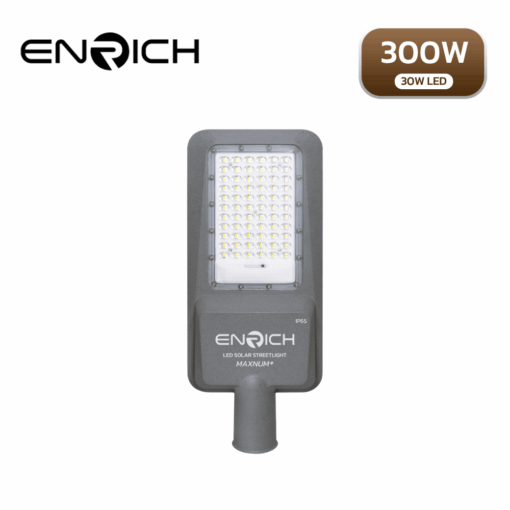 ไฟถนนโซล่าเซลล์ LED ENRICH 300W รุ่น MAXNUM+