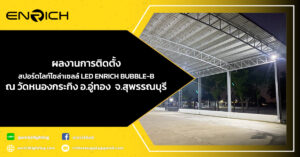 งานติดตั้งสปอร์ตไลท์โซล่าเซลล์-LED-ENRICH--bubble-b-ณ-วัดหนองกระทิง-อ.อู่ทอง- จ