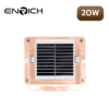 สปอร์ตไลท์โซล่าเซลล์ LED ENRICH SPONGE สีชมพูพาสเทล(สำหรับพกพา) 20W 01