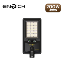 หน้าโคมไฟถนนโซล่าเซลล์ LED ENRICH รุ่น STELLAR 200W